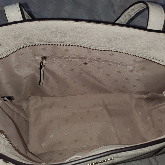 Kate Spade Cream Leather Tote - Picture 4 of 8